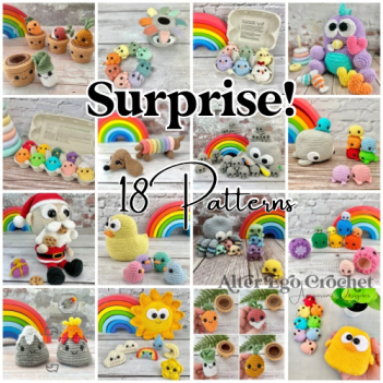 18 Interactive Surprise Patterns amigurumi pattern by Alter Ego Crochet