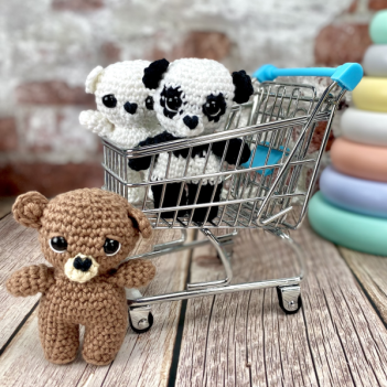 Bear, Panda and Polar Bear amigurumi pattern by Alter Ego Crochet