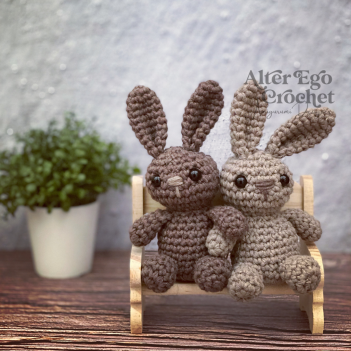 Bob the Bunny amigurumi pattern by Alter Ego Crochet