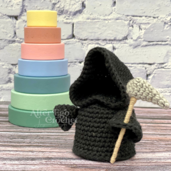 Grim Reaper cotton amigurumi pattern by Alter Ego Crochet