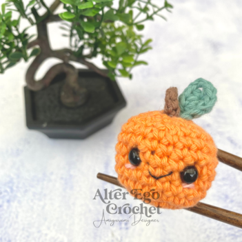 Mini Orange amigurumi pattern by Alter Ego Crochet