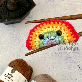 Mini Rainbow amigurumi pattern by Alter Ego Crochet