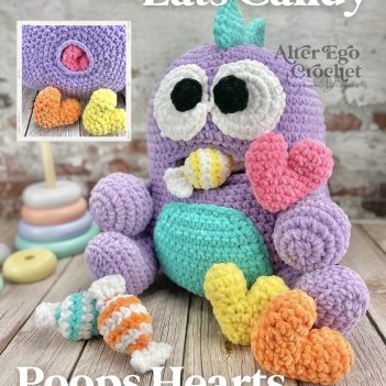 Mr Love the Monster Surprise  amigurumi pattern by Alter Ego Crochet