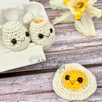 No Sew Mini Eggs (3 patterns) amigurumi pattern by Alter Ego Crochet
