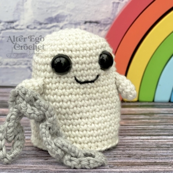 No Sew Mr. Ghost amigurumi pattern by Alter Ego Crochet
