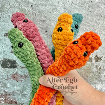 No Sew Severus Snake amigurumi pattern by Alter Ego Crochet