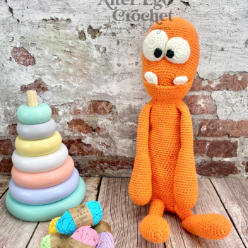 Orange Monster amigurumi pattern by Alter Ego Crochet