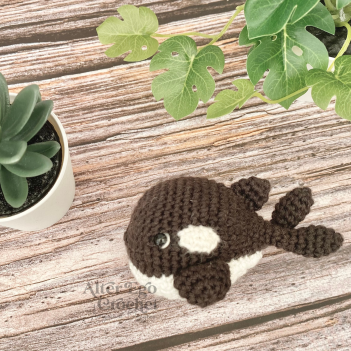 Orson the Orca amigurumi pattern by Alter Ego Crochet