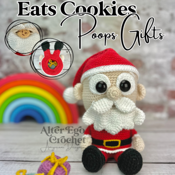 Santa Surprise amigurumi pattern by Alter Ego Crochet