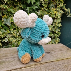 Rocket the Moose amigurumi pattern by Sweet Fluffy Stitches