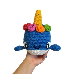 Twister Narval amigurumi pattern by Crochetbykim