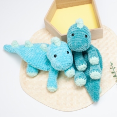 Dinosaur lovey snuggler amigurumi pattern by Diminu