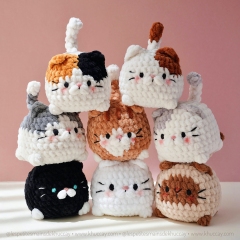 The Chubby Kitties amigurumi pattern by Khuc Cay