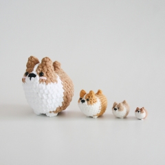 No sew corgi amigurumi pattern by Bigbebez