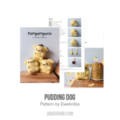 Pudding Dog amigurumi pattern by Eweknitss