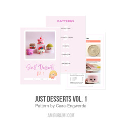 Just Desserts Vol. 1 amigurumi pattern by Cara Engwerda