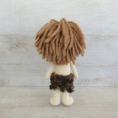 Cave Boy amigurumi by Tejidos con alma