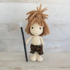 Cave Boy amigurumi pattern by Tejidos con alma