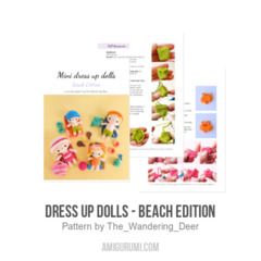 Dress up Dolls - Beach Edition amigurumi pattern by The Wandering Deer