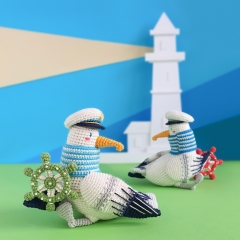 Harry the Albatross amigurumi pattern by Natura Crochet