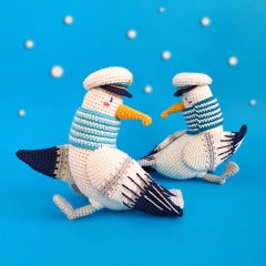 Harry the Albatross amigurumi by Natura Crochet