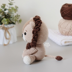 Leon, the Lion amigurumi by Ana Maria Craft