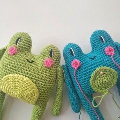 Akis the Frog amigurumi pattern by IwannaBeHara