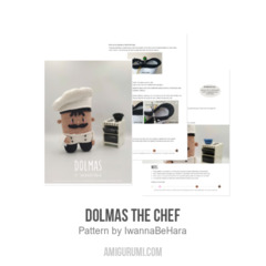 Dolmas the Chef amigurumi pattern by IwannaBeHara