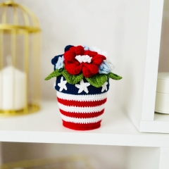 Flower Pot amigurumi pattern by Fluffy Tummy