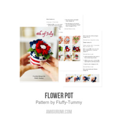 Flower Pot amigurumi pattern by Fluffy Tummy