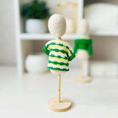 Spring sweaters amigurumi pattern by Fluffy Tummy