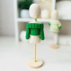 Spring sweaters amigurumi by Fluffy Tummy