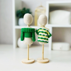 Spring sweaters amigurumi pattern by Fluffy Tummy