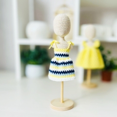 Sundresses set amigurumi pattern by Fluffy Tummy