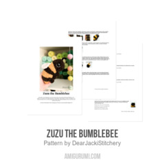 Zuzu the Bumblebee amigurumi pattern by DearJackiStitchery