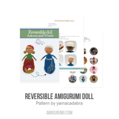 Reversible amigurumi doll amigurumi pattern by yarnacadabra