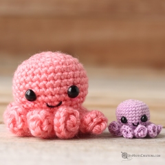 Octopus Keychain amigurumi pattern by Jen Hayes Creations