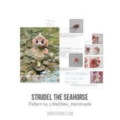 Strudel the Seahorse amigurumi pattern by LittleEllies_Handmade