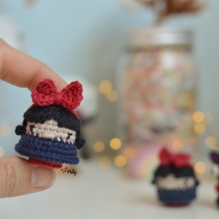 Mini Kiki and Jiji amigurumi by O Recuncho de Jei