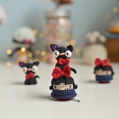 Mini Kiki and Jiji amigurumi pattern by O Recuncho de Jei