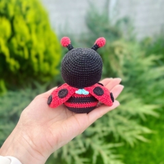 Stripey the Ladybug amigurumi by LovenikaDesign