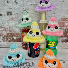 No Sew Tyler the Traffic Cone amigurumi by Alter Ego Crochet