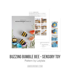 Buzzing Bumble Bee - Sensory Toy amigurumi pattern by Lalylala