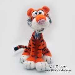 Tiberius the Tiger amigurumi pattern by IlDikko