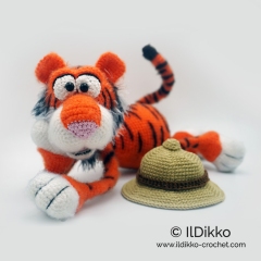 Tiberius the Tiger amigurumi by IlDikko