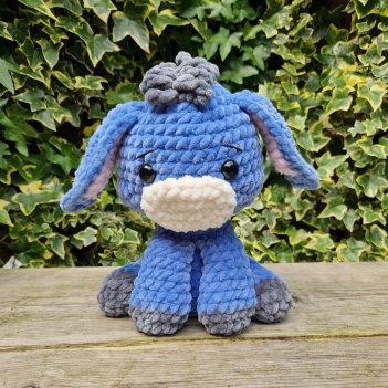 Milo the Donkey amigurumi pattern by Sweet Fluffy Stitches