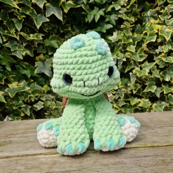 Artemis the Turtle amigurumi pattern by Sweet Fluffy Stitches