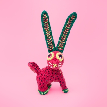 Bunny Alebrije  amigurumi pattern by Make Me Roar