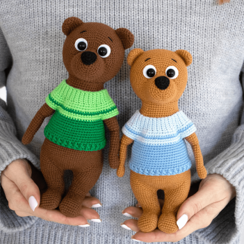 Bear Misha amigurumi pattern by Mommy Patterns