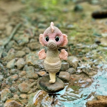 Strudel the Seahorse amigurumi pattern by LittleEllies_Handmade